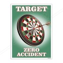 Zero Accident Quality Safety Poster| Protector FireSafety