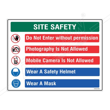 Site Safety Poster| Protector FireSafety