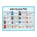 Driver Safety Rules Site Safety Poster| Protector FireSafety