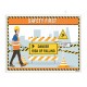 Danger Risk Of Falling Site Safety Poster