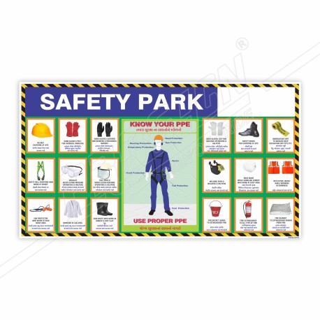 Safety Park Site Safety Poster| Protector FireSafety