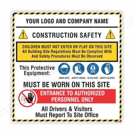 Construction Safety, Site Safety Poster| Protector FireSafety