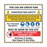 Construction Safety, Site Safety Poster| Protector FireSafety