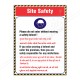 Site Safety Poster