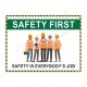 Safety First Site Safety Poster