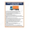 Safety Instruction For Driver Site Safety Poster| Protector FireSafety