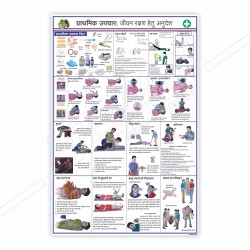 First Aid Hindi Safety Chart| Protector FireSafety