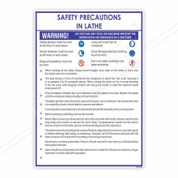 Safety Precaution In Lath Safety Chart| Protector FireSafety