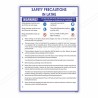 Safety Precaution In Lath Safety Chart| Protector FireSafety