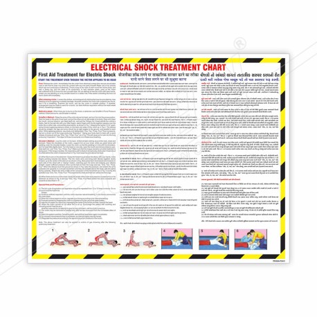 First Aid Electrical Shock Treatment Safety Chart| Protector FireSafety