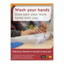 Wash Your Hand Safety Chart| Protector FireSafety