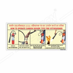 How to Use Co2 Type Fire Extinguisher Safety Chart| Protector FireSafety