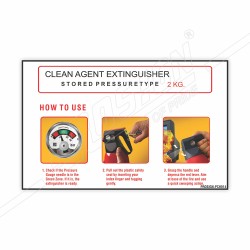 How to Use Clean Agent Type Fire Extinguisher Safety Chart| Protector FireSafety