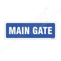 Main Gate Sign| Protector FireSafety