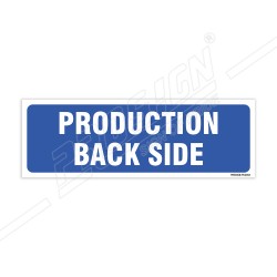 Production Back Side Sign| Protector FireSafety