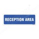 Reception Area Sign