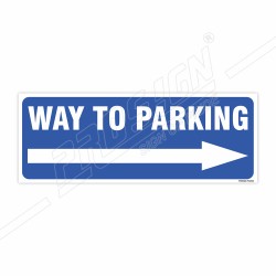 Way To Parking With Right Arrow Sign| Protector FireSafety