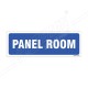 Panel Room Sign