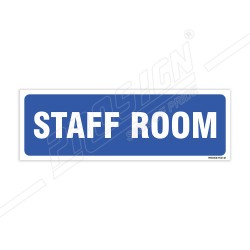 Staff Room Sign| Protector FireSafety