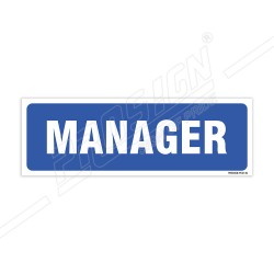 Manager Sign| Protector FireSafety