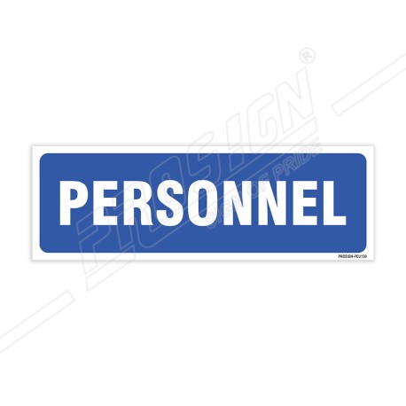 Personnel Sign| Protector FireSafety