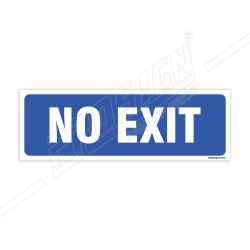 No Exit Sign| Protector FireSafety