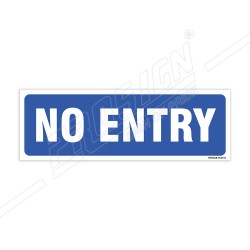 No Entry Sign| Protector FireSafety