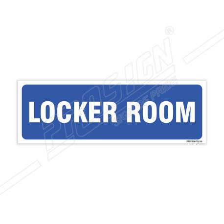 Locker Room Sign| Protector FireSafety