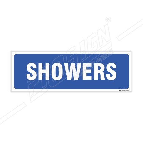 Shower Sign| Protector FireSafety