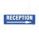 Reception Right Arrow Sign