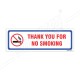 Thank You For No Smoking Sign