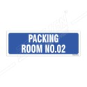 Packing Room No.02 Sign| Protector FireSafety