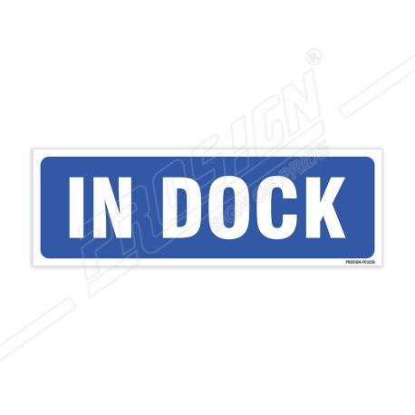 In Dock Sign| Protector FireSafety