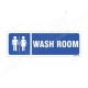 Wash Room Sign