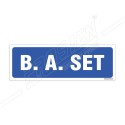 B.A. Set Sign| Protector FireSafety