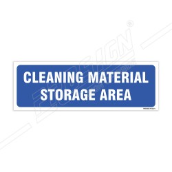 Cleaning Material Storage Area Sign| Protector FireSafety