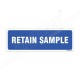 Retain Sample Sign
