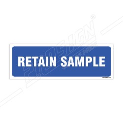 Retain Sample Sign| Protector FireSafety