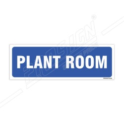 Plant Room Sign| Protector FireSafety