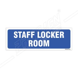 Staff Locker Room Sign| Protector FireSafety