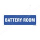 Battery Room Sign