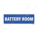 Battery Room Sign| Protector FireSafety