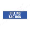 Billing Section Sign| Protector FireSafety