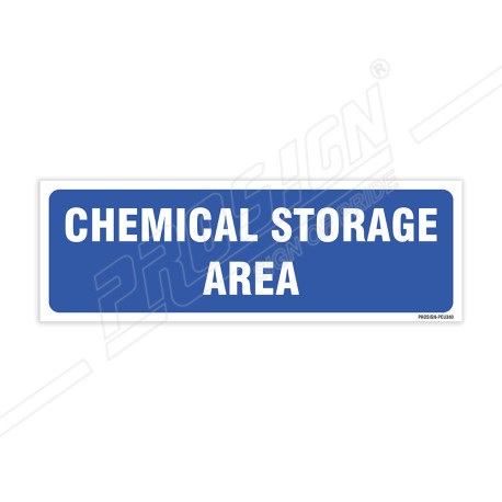 Chemical Storage Area Sign| Protector FireSafety