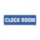Clock Room Sign