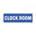 Clock Room Sign| Protector FireSafety