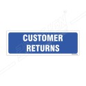 Customer Returns Sign| Protector FireSafety