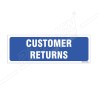 Customer Returns Sign| Protector FireSafety