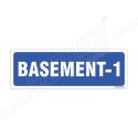 Basement -1 Sign| Protector FireSafety