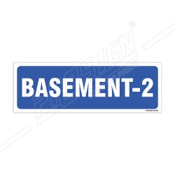 Basement -2 Sign| Protector FireSafety